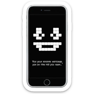 phone message sticker