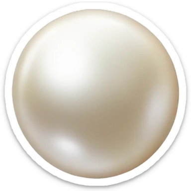 pearl stone sticker