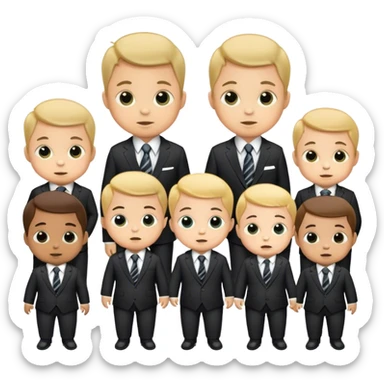 An annual baby boy conference sticker