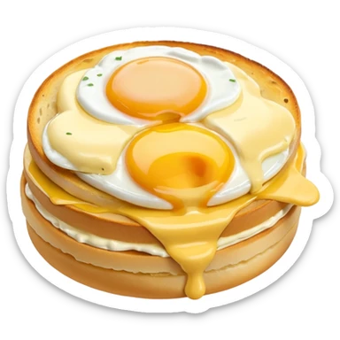 egg benedict sticker