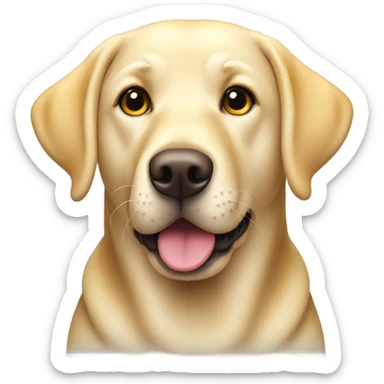 yellow labrador retriever sticker