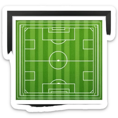 Campo fútbol sticker