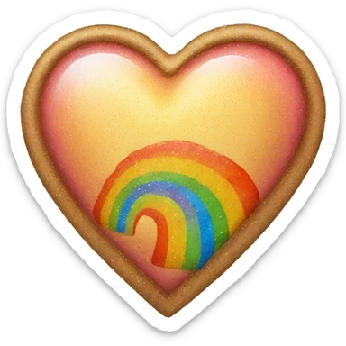 Corazón De arcoiris  sticker
