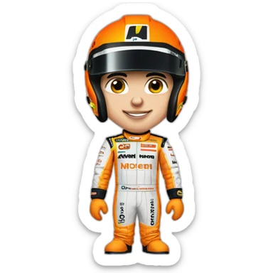Formule 1 McLaren of Lando Norris sticker