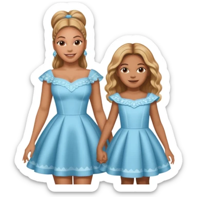Beyonce & Blue Ivy sticker