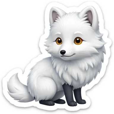 arctic fox sticker