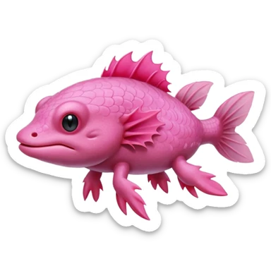 Axolotl sticker