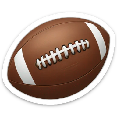 Ballon de rugby  sticker
