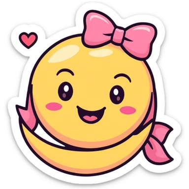Girly emoji  sticker