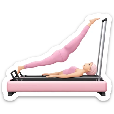 Reformer Pilates light pink  sticker