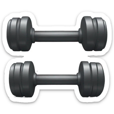 Dumbbell emoji sticker