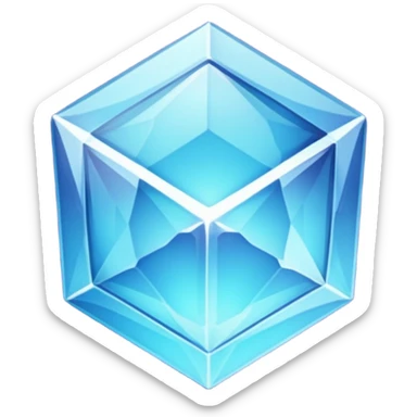 Cristal púrpura sticker