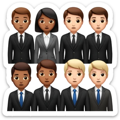 the dark triad sticker