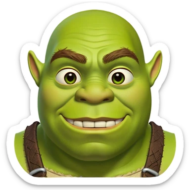 shrek sticker