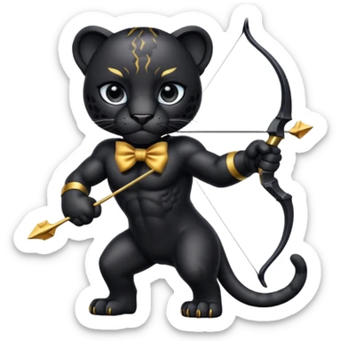 Panther archery  sticker