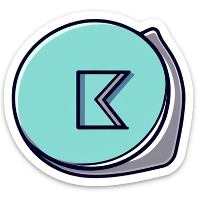 western style graffiti connected BLK letters with metallic silver outline, transparent background, only the letters visible, clean design for Discord sticker