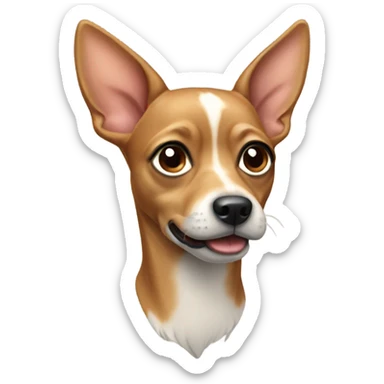 Miniature pincher dog sticker