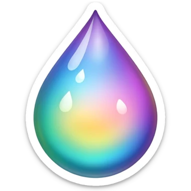 oil droplet sticker