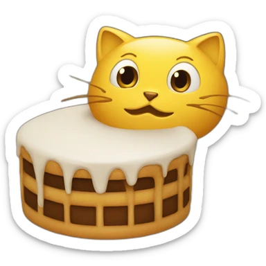 Chat et une tortu sticker