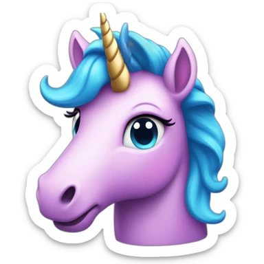 purple-pink-blue-unicorn-pretty sticker
