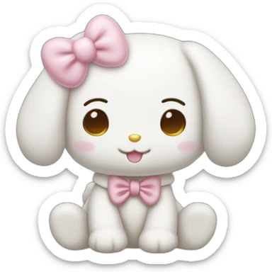cinnamoroll hello kitty emoji sticker