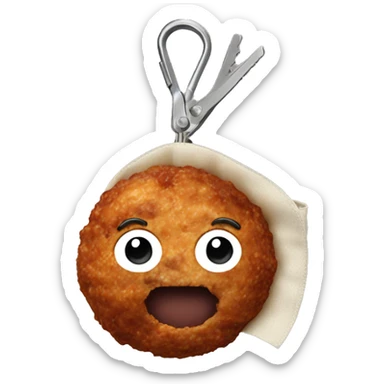 meatballs in the zip pocket  sticker