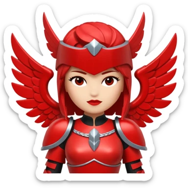 a roblox red valkyrie sticker