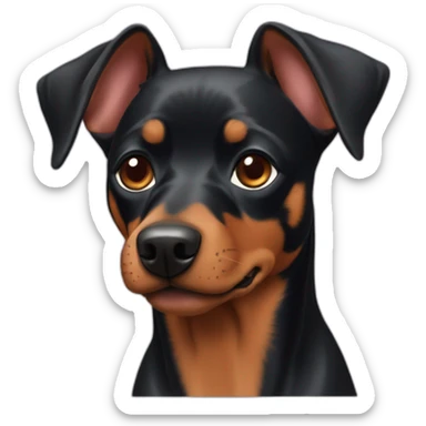 zwergpinscher sticker