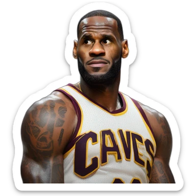 Lebron jamed sticker