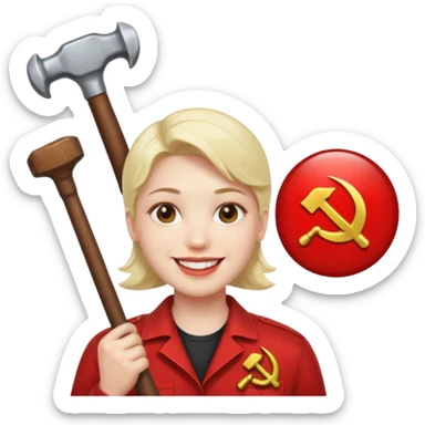 Communist sticker