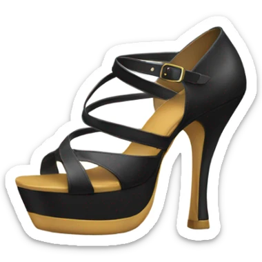High platform dancer heels  sticker