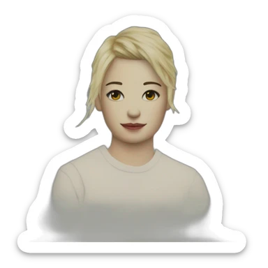 Polaroid photo 3x4 inches sticker