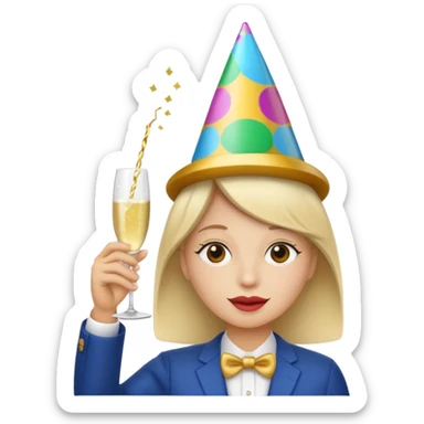 new years eve sticker