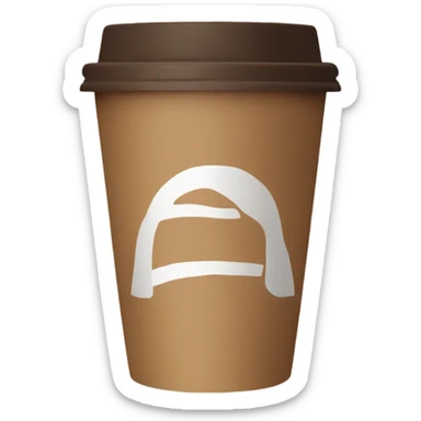 coffee cup to go sticker