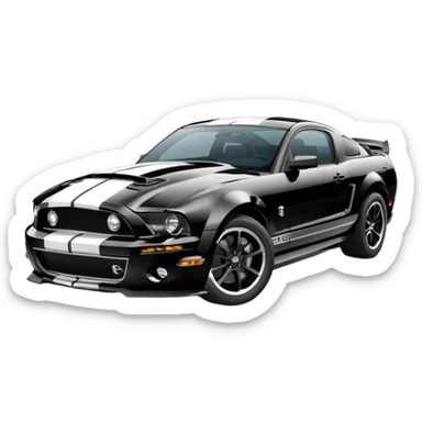 mustang shelby gt500 sticker