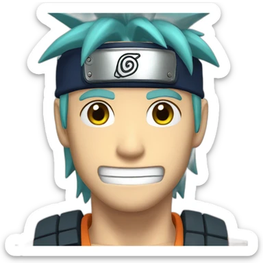 Naruto saying Good game sticker