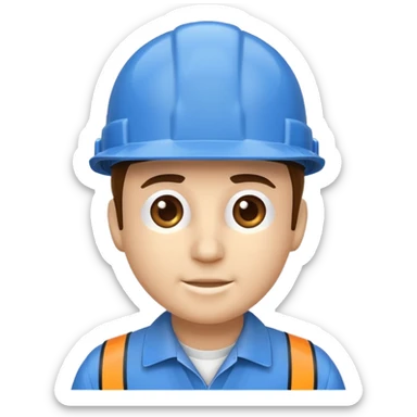 Blue construction hard hat




































 sticker
