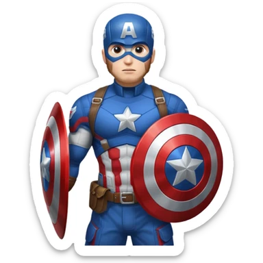 Captain America  sticker