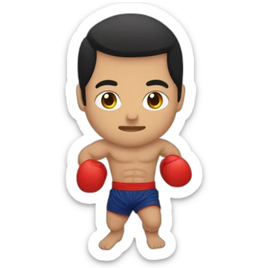 Muay thaï fighter  sticker