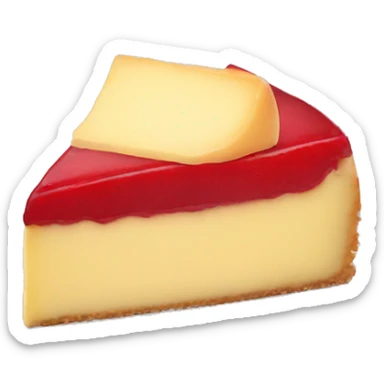 Cheese cake sticker