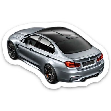 BMW m3 f80 gris nardo sticker