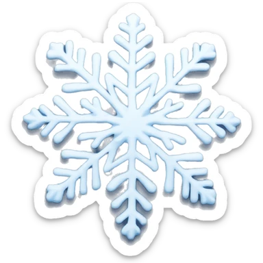 Snow flake  sticker