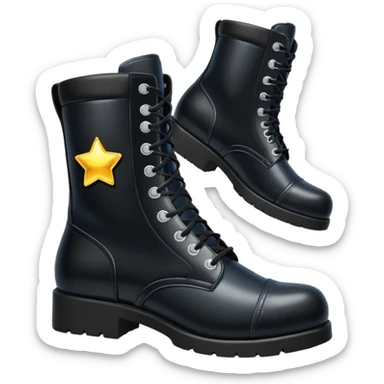 police boots sticker