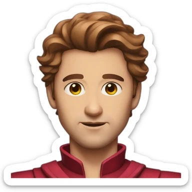 Scarlet witch as a man sticker