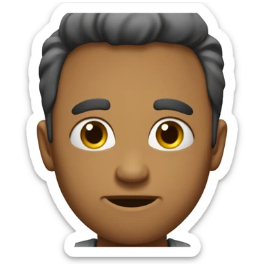 An emoji with a forehead and saying, "Oh, my God." sticker