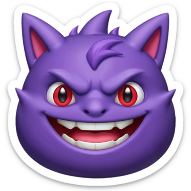I want a cute Gengar sticker