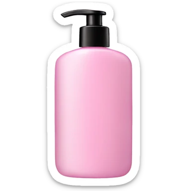 Light pink shower gel sticker