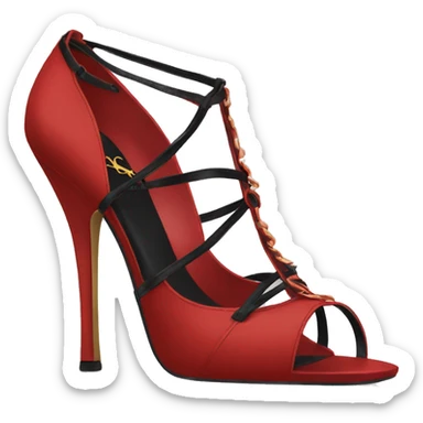 yves saint laurent high heels sticker