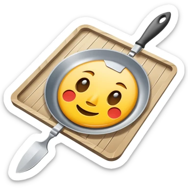 Palette paint knife sticker