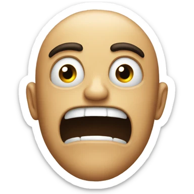 extremely extremely furious hatred emoji  sticker